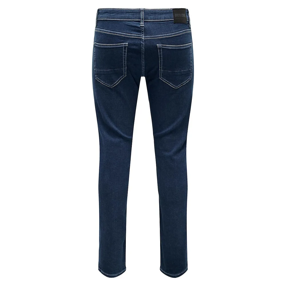 Loom Slim-Fit Gray Jeans