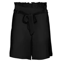Ruffle-Trim High-Waist Shorts