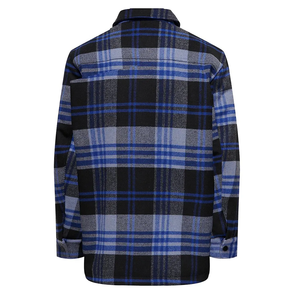 Derek Plaid Shacket