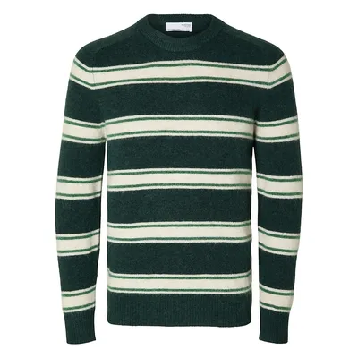 Regular Fit Flat-Knit Raglan Sweater