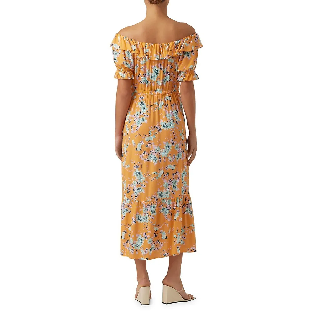 Erica Floral Tiered Maxi Dress