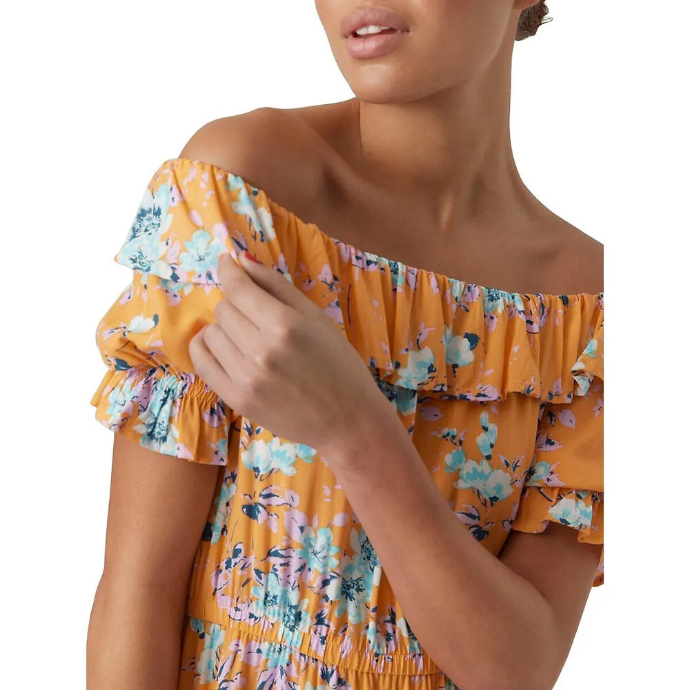 Erica Floral Tiered Maxi Dress