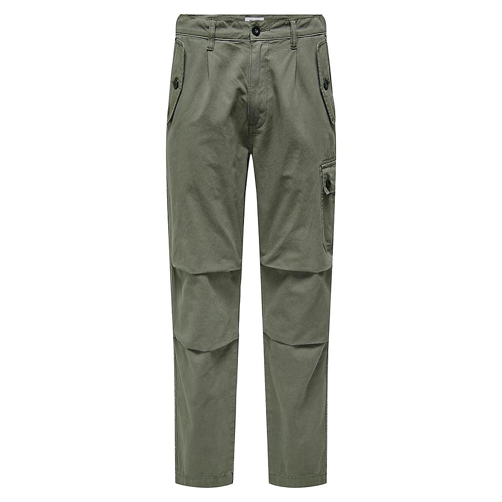 Avi Workwear Carrot-Leg Pants