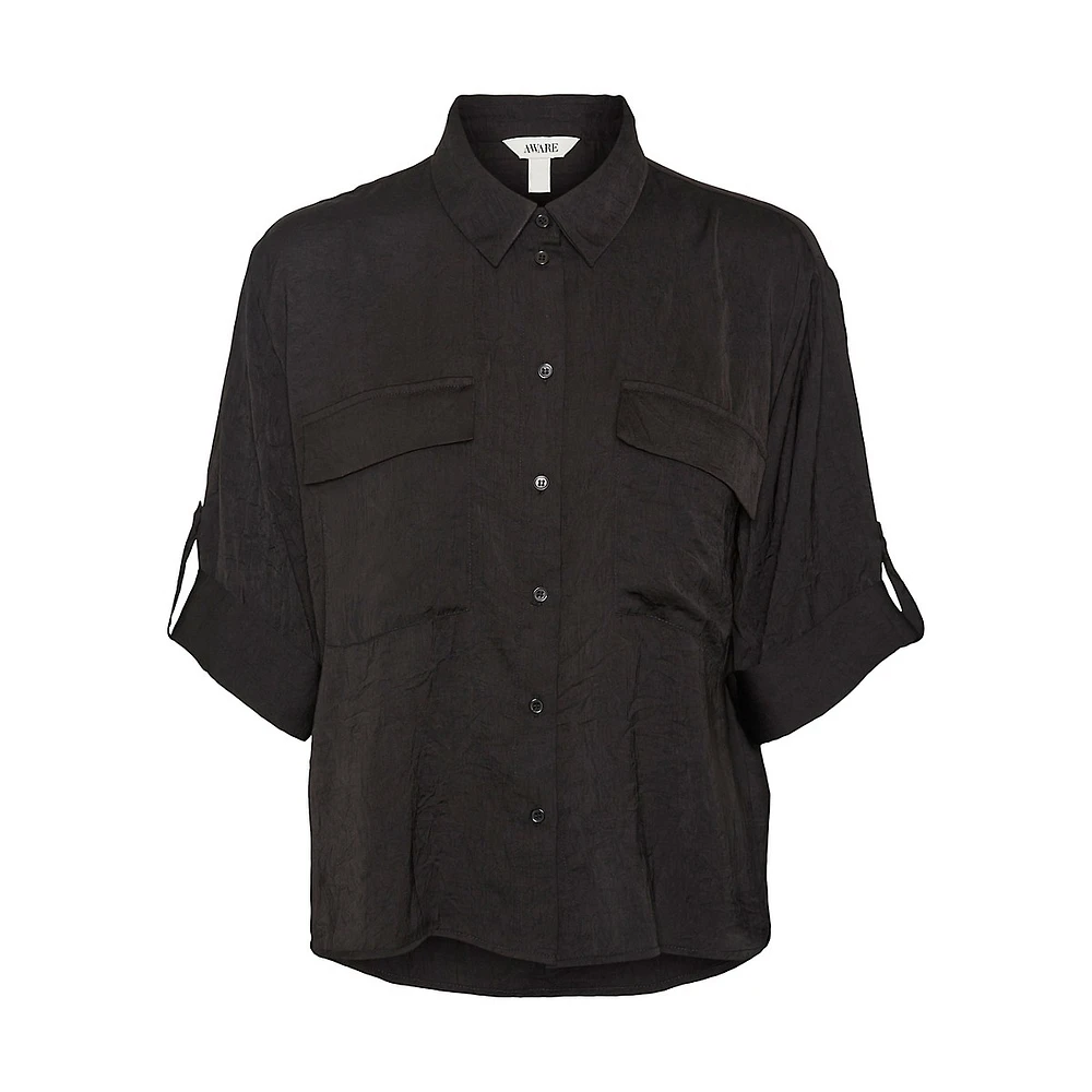 Fabiana Relaxed-Fit Utility Shirt