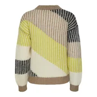 Yaslennis Merino-Blend Striped Sweater