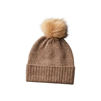 Jantasia Faux Fur Pom-Pom Toque