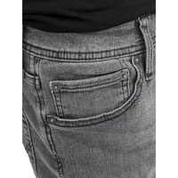 Glenn Slim-Fit Low-Rise Stonewashed Jeans