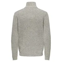 Malaki Highneck Quarter-Zip Sweater