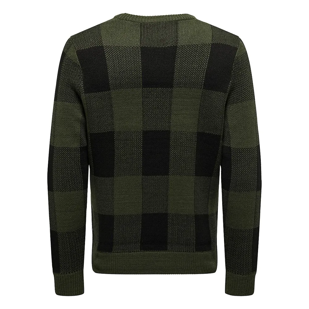 Milan Check Sweater