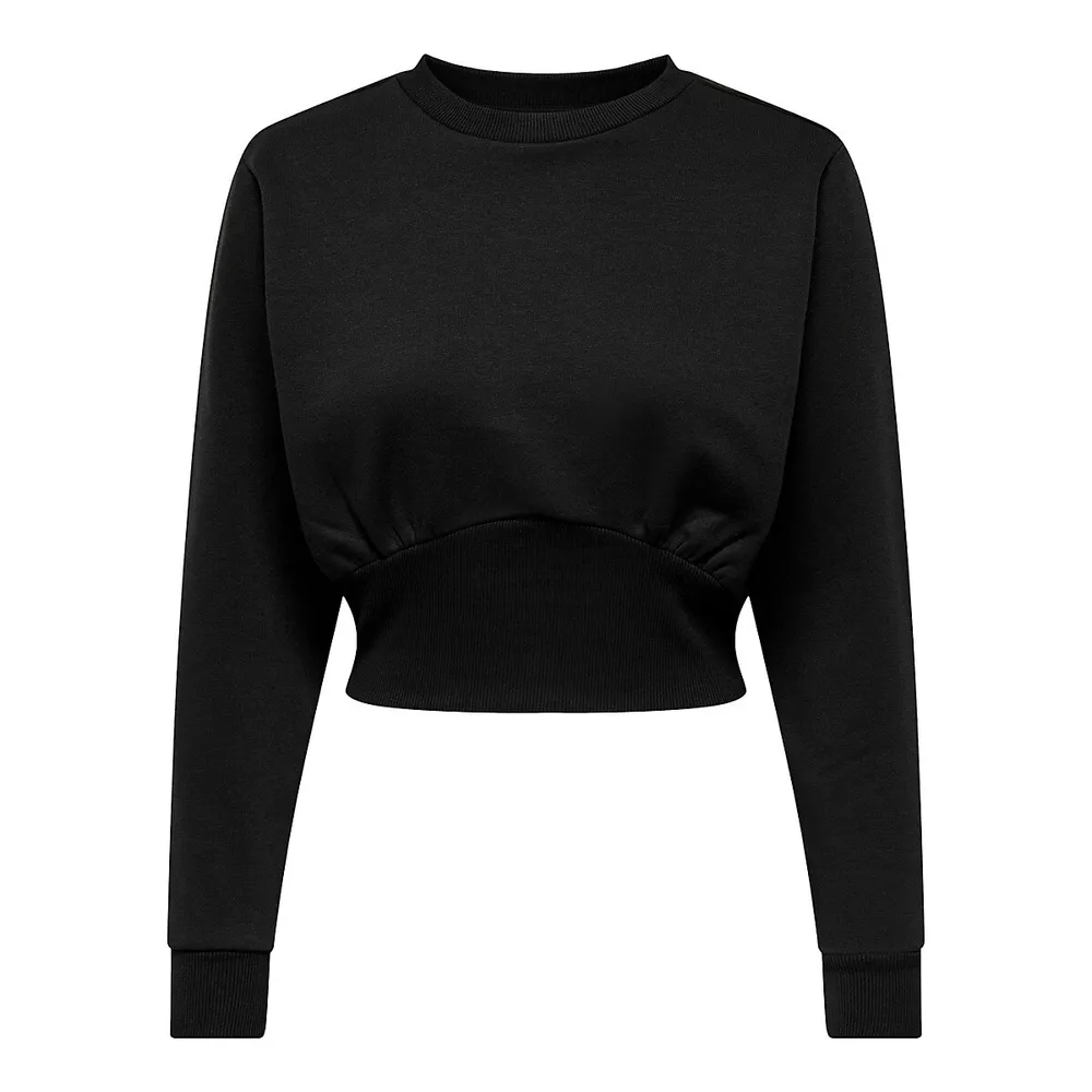 Bustier Cropped Sweatshirt
