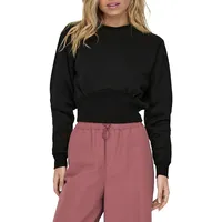 Bustier Cropped Sweatshirt