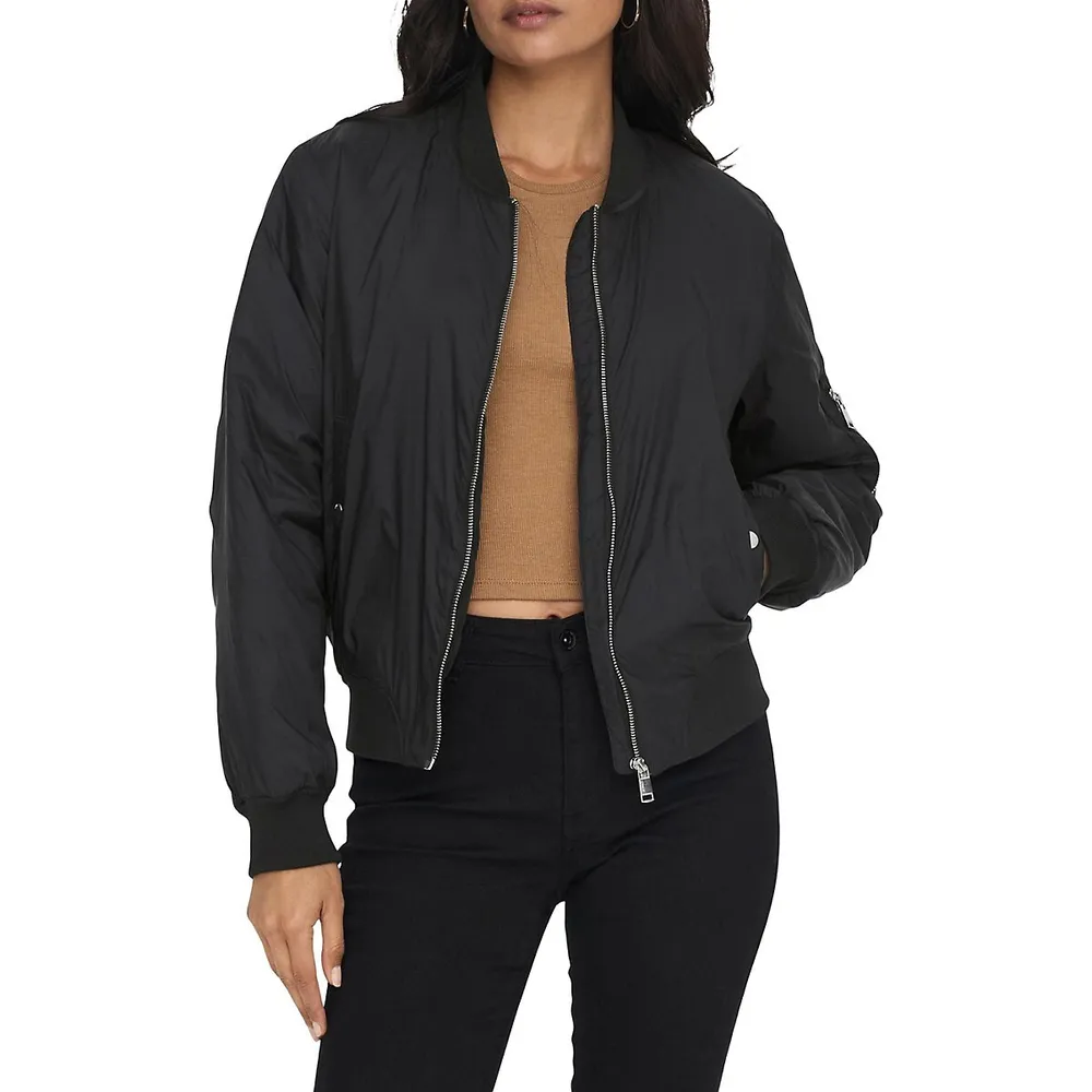 Thilde Nylon Bomber Jacket