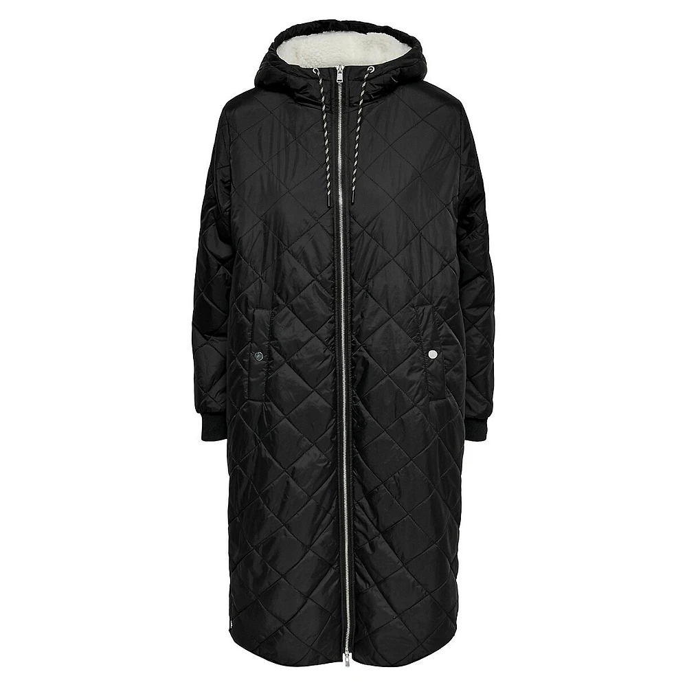 Sandy Long Quilted Coat