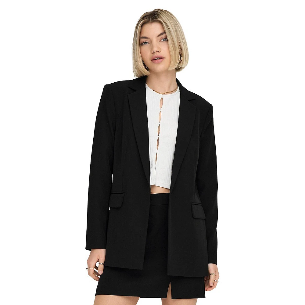 Blazer long ouvert sur le devant Ellie