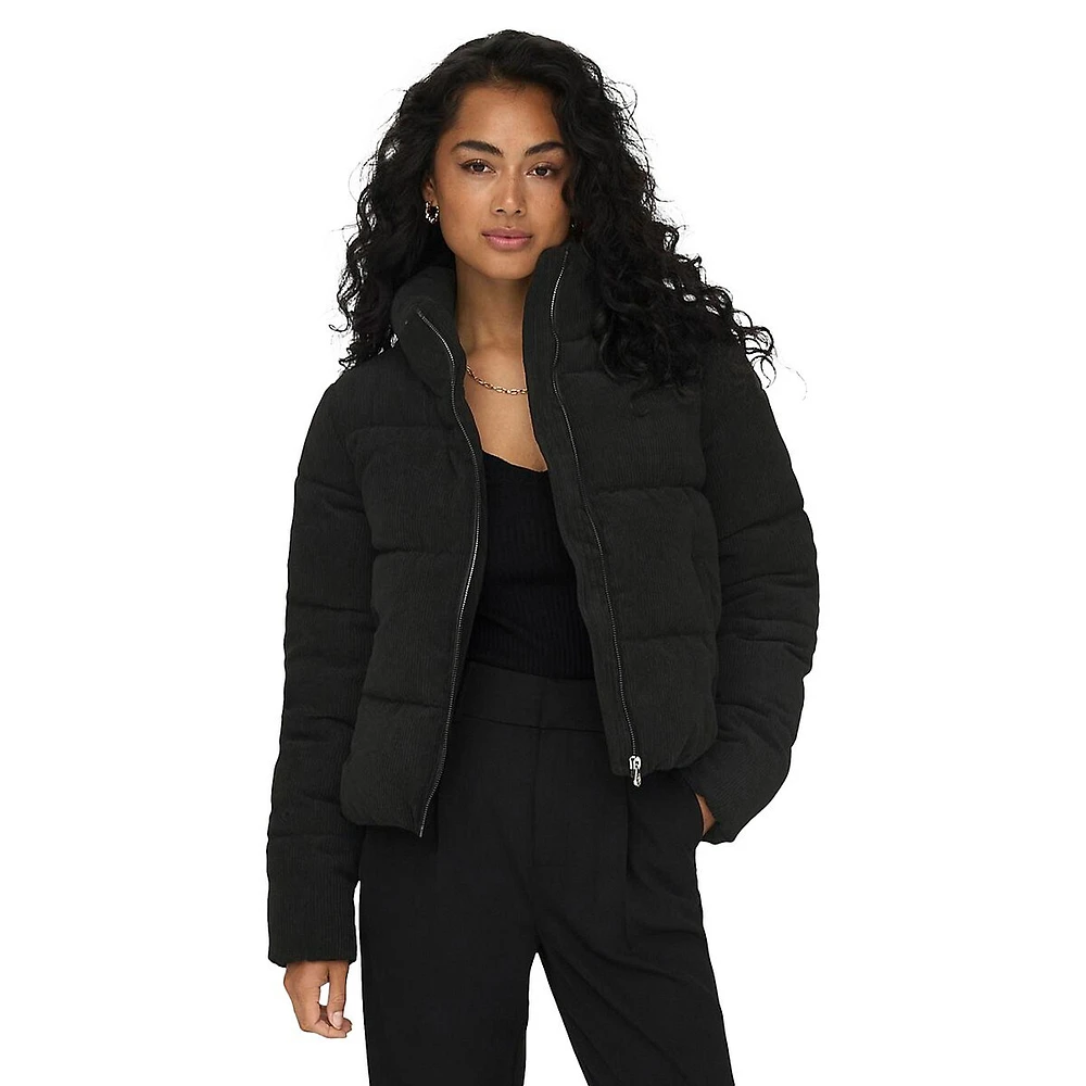 Dolly Short Puffer Corduroy Jacket