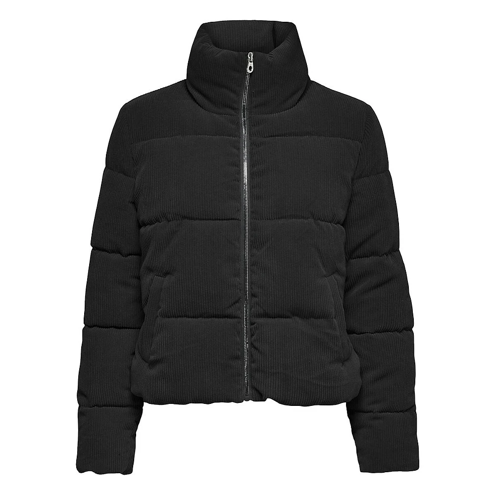 Dolly Short Puffer Corduroy Jacket