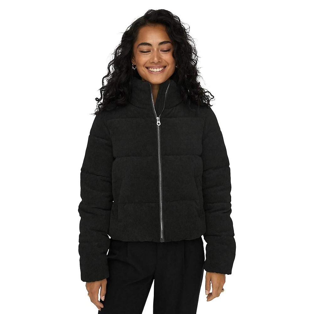 Dolly Short Puffer Corduroy Jacket