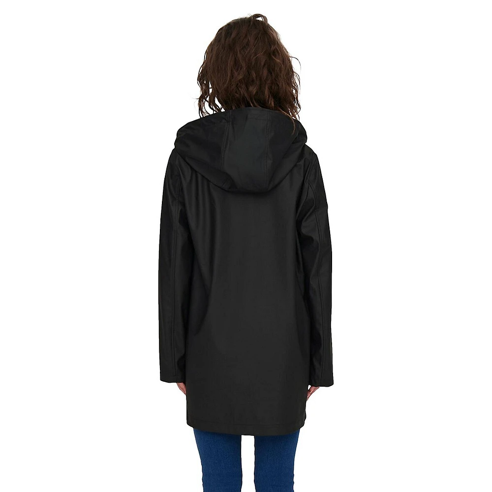 Ellen Hooded Raincoat