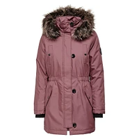 Iris Faux Fur-Trim Hooded Parka