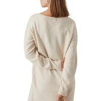 Loose-Fit Knit Shift Dress