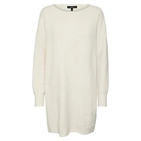 Loose-Fit Knit Shift Dress