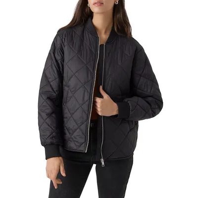 Hayle Quilted and Padded Baseball Jacket