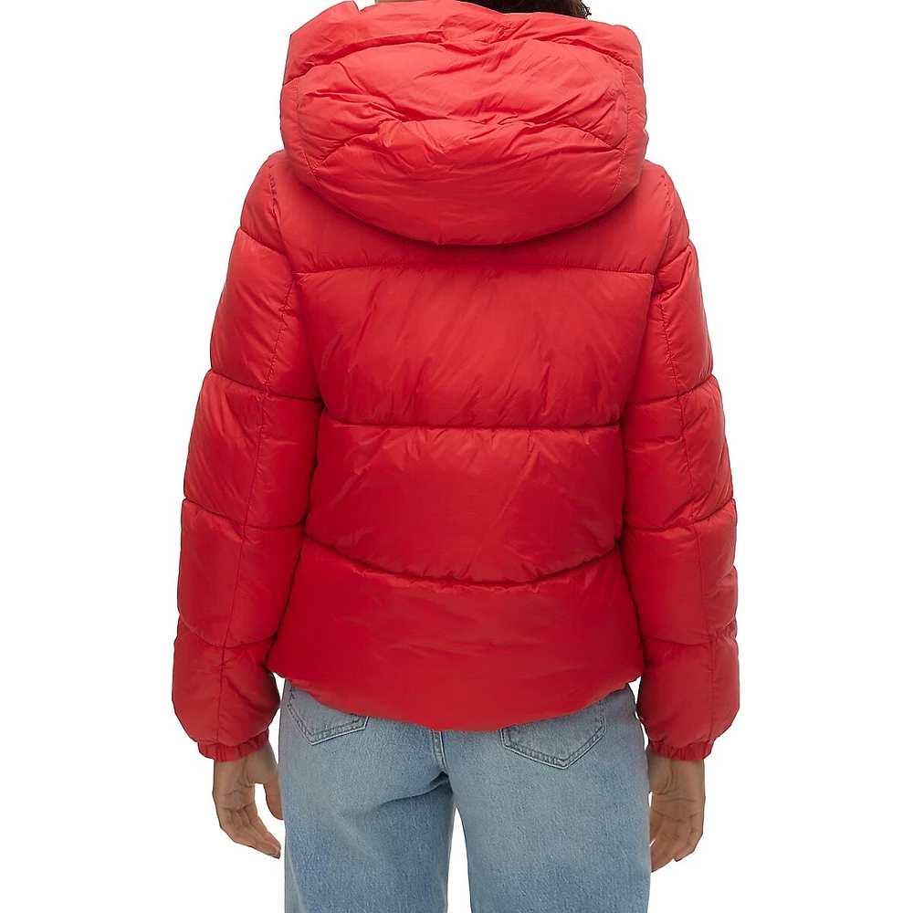Uppsala Cropped Hooded Puffer Jacket