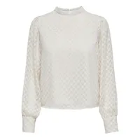 Emmery Highneck Chevron Pattern Blouse