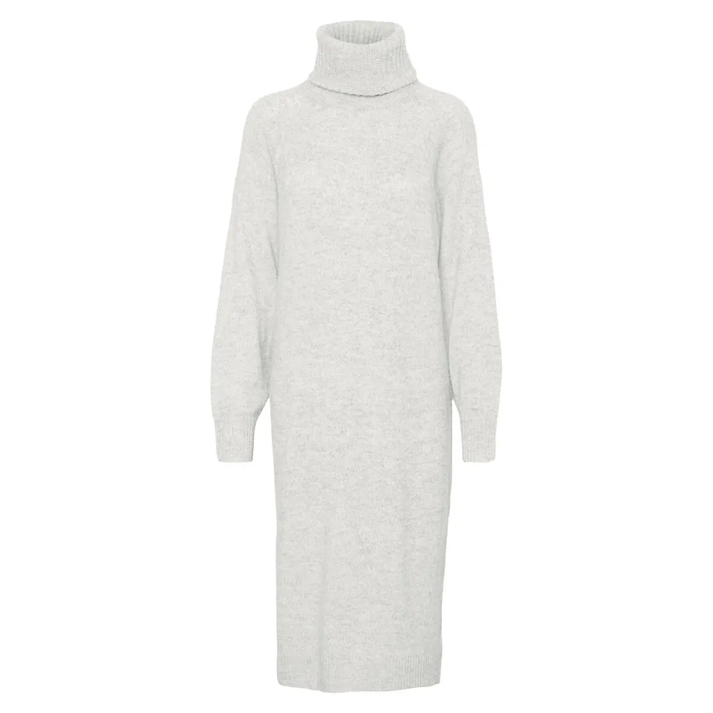 Turtleneck Sweater Dress