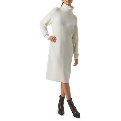 Turtleneck Sweater Dress