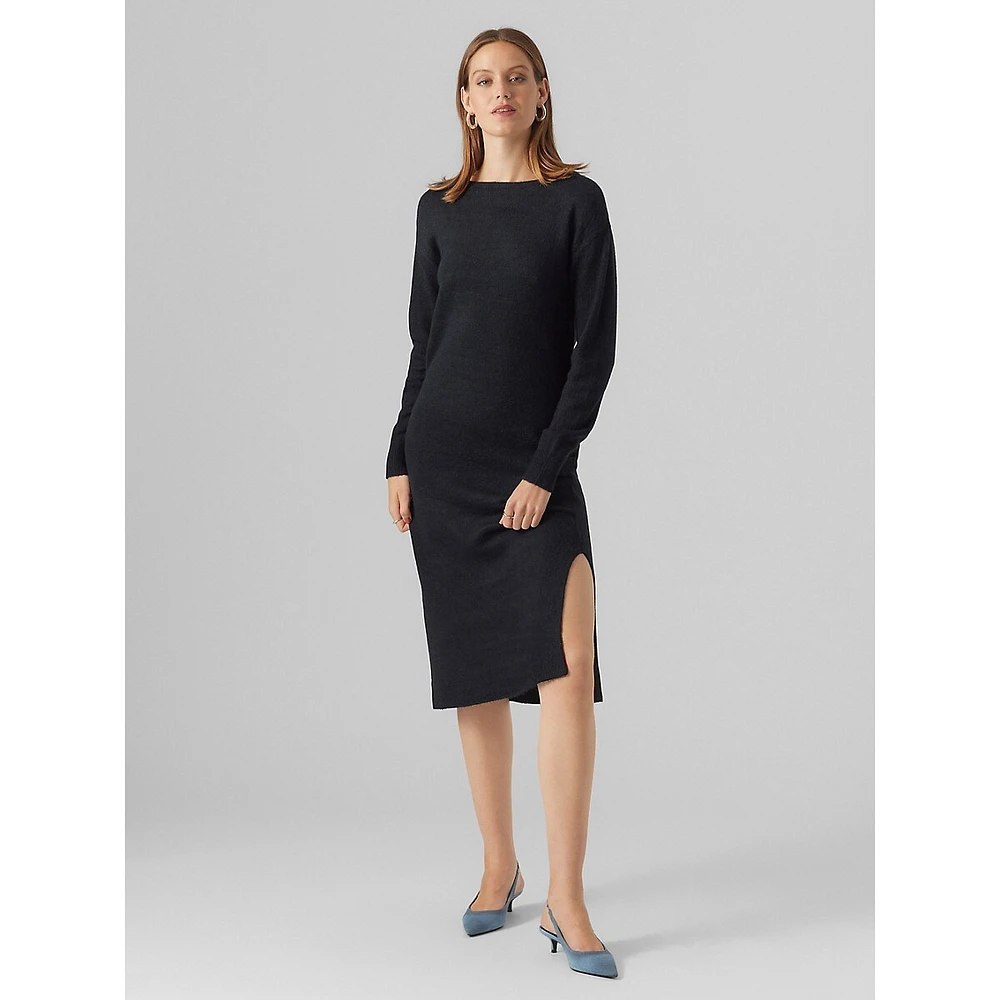 Lefile Boatneck Sweater Dress