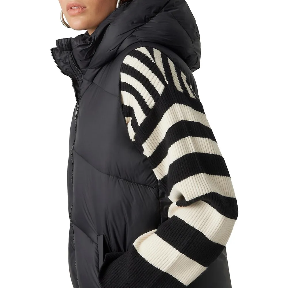 Uppsala Hooded Long Puffer Vest