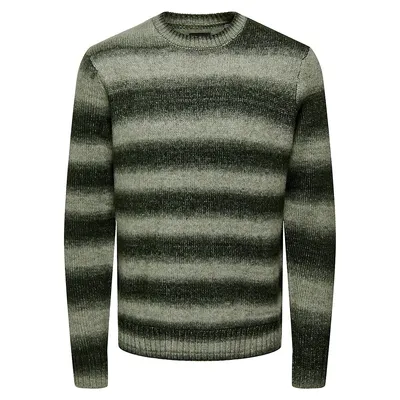 Marcel Gradient Crewneck Sweater
