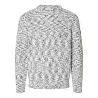 Paw Textured Crewneck Sweater