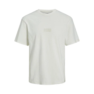 Faded Relaxed-Fit Logo Patch T-Shirt