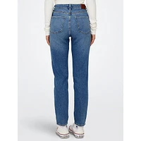 Emily High-Rise Straight Jeans