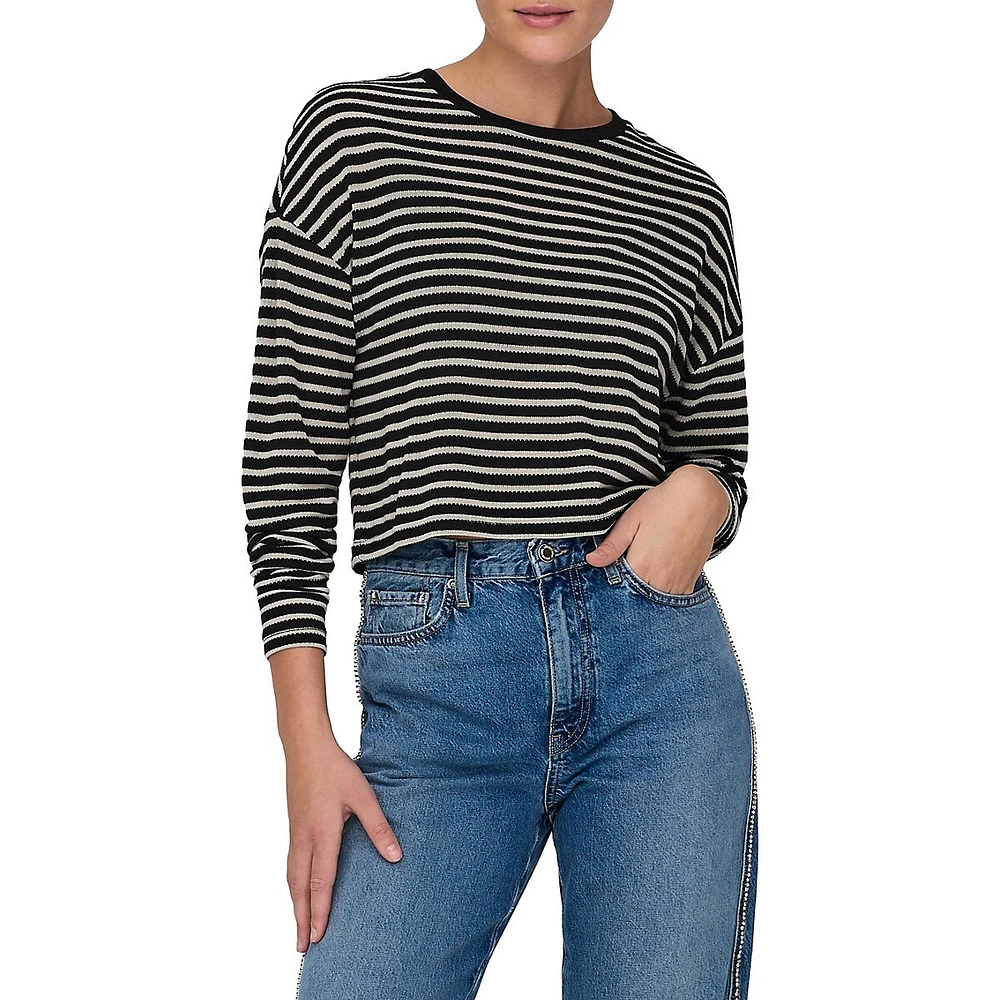 Striped Knit Top