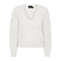 Pcnancy Long-Sleeve V-Neck Sweater
