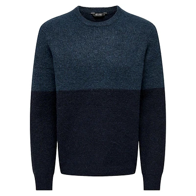 Tegan Colourblock Crewneck Sweater