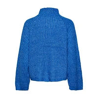 Nell Chunky Mockneck Raglan Sweater