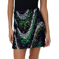 Sophie Colourful Sequin Mini Skirt