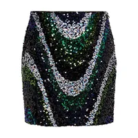 Sophie Colourful Sequin Mini Skirt