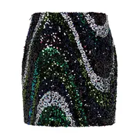 Sophie Colourful Sequin Mini Skirt