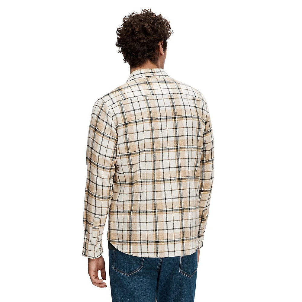 Regowen Twisted Plaid Shirt