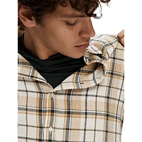 Regowen Twisted Plaid Shirt