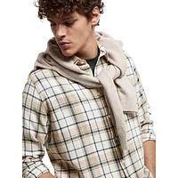 Regowen Twisted Plaid Shirt