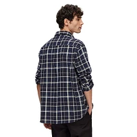 Regowen Twisted Plaid Shirt