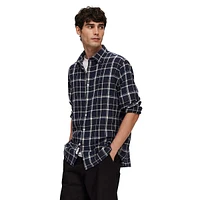 Regowen Twisted Plaid Shirt