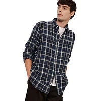 Regowen Twisted Plaid Shirt