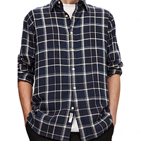 Regowen Twisted Plaid Shirt